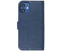 BAOHU KAIYUE - Luxe Portemonnee Hoesje - Pasjeshouder Telefoonhoesje - Wallet Case - Geschikt voor iPhone 12 mini - Navy