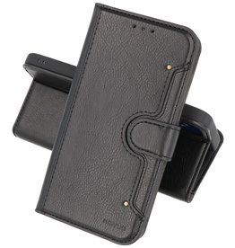 BAOHU KAIYUE - Luxe Portemonnee Hoesje iPhone 12 Pro Max - Zwart