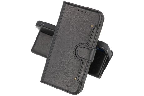 BAOHU KAIYUE - Luxe Portemonnee Hoesje - Pasjeshouder Telefoonhoesje - Wallet Case - Geschikt voor iPhone 12 Pro Max - Zwart