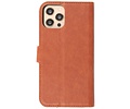 BAOHU KAIYUE - Luxe Portemonnee Hoesje - Pasjeshouder Telefoonhoesje - Wallet Case - Geschikt voor iPhone 12 Pro Max - Bruin