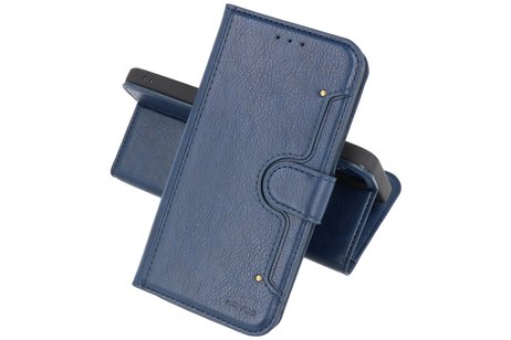 BAOHU KAIYUE - Luxe Portemonnee Hoesje - Pasjeshouder Telefoonhoesje - Wallet Case - Geschikt voor Samsung Galaxy S10 Lite - Navy