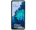 BAOHU Hoesje Geschikt voor de Samsung Galaxy S20 FE - Fashion Color Backcover Telefoonhoesje - Donker Groen