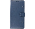 BAOHU KAIYUE - Luxe Portemonnee Hoesje - Pasjeshouder Telefoonhoesje - Wallet Case - Geschikt voor Samsung Galaxy S21 - Navy