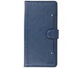 KAIYUE - Luxe Portemonnee Hoesje - Pasjeshouder Telefoonhoesje - Wallet Case - Geschikt voor Samsung Galaxy S21 - Navy