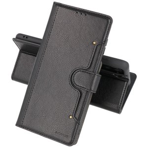 KAIYUE - Luxe Portemonnee Hoesje - Pasjeshouder Telefoonhoesje - Wallet Case - Geschikt voor Samsung Galaxy S21 - Zwart