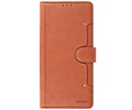 KAIYUE - Luxe Portemonnee Hoesje - Pasjeshouder Telefoonhoesje - Wallet Case - Geschikt voor Samsung Galaxy S21 - Bruin