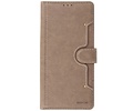 KAIYUE - Luxe Portemonnee Hoesje - Pasjeshouder Telefoonhoesje - Wallet Case - Geschikt voor Samsung Galaxy S21 Plus - Grijs