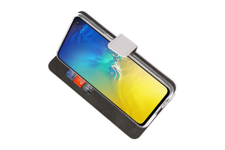 BAOHU Booktype Telefoonhoesjes - Bookcase Hoesje - Wallet Case -  Geschikt voor OnePlus 8 - Wit