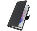 BAOHU Hoesje Geschikt voor de Samsung Galaxy S21 Plus - Kaarthouder Book Case Telefoonhoesje - Zwart