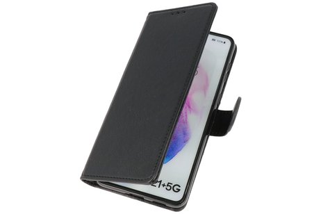 BAOHU Hoesje Geschikt voor de Samsung Galaxy S21 Plus - Kaarthouder Book Case Telefoonhoesje - Zwart