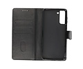 BAOHU Hoesje Geschikt voor de Samsung Galaxy S21 Plus - Kaarthouder Book Case Telefoonhoesje - Zwart