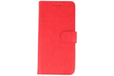 BAOHU Hoesje Geschikt voor de Samsung Galaxy S21 Plus - Kaarthouder Book Case Telefoonhoesje - Rood