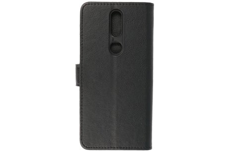 BAOHU Hoesje Geschikt voor de Nokia 2.4 - Kaarthouder Book Case Telefoonhoesje - Zwart