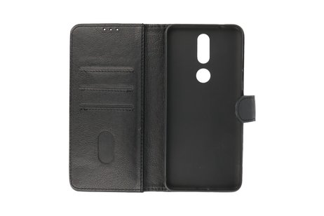BAOHU Hoesje Geschikt voor de Nokia 2.4 - Kaarthouder Book Case Telefoonhoesje - Zwart