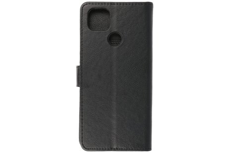 BAOHU Hoesje Geschikt voor de Motorola Moto G9 Power (2020) - Kaarthouder Book Case Telefoonhoesje - Zwart