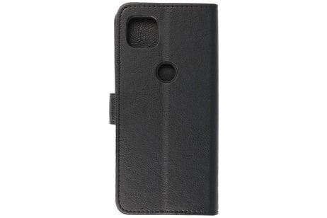 BAOHU Hoesje Geschikt voor Motorola Moto G 5G - Kaarthouder Book Case Telefoonhoesje - Zwart