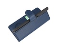 BAOHU KAIYUE - Luxe Portemonnee Hoesje - Pasjeshouder Telefoonhoesje - Wallet Case - Geschikt voor Samsung Galaxy S21 - Navy