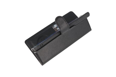 BAOHU KAIYUE - Luxe Portemonnee Hoesje - Pasjeshouder Telefoonhoesje - Wallet Case - Geschikt voor Samsung Galaxy S21 Plus - Zwart