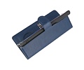 BAOHU KAIYUE - Luxe Portemonnee Hoesje - Pasjeshouder Telefoonhoesje - Wallet Case - Geschikt voor Samsung Galaxy S21 Plus - Navy