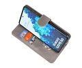 BAOHU Hoesje Geschikt voor de Samsung Galaxy S20 FE - Kaarthouder Book Case Telefoonhoesje - Grijs