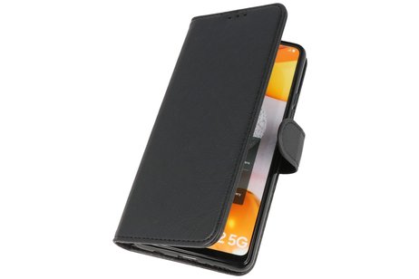 BAOHU Hoesje Geschikt voor Samsung Galaxy A42 5G - Kaarthouder Book Case Telefoonhoesje - Zwart