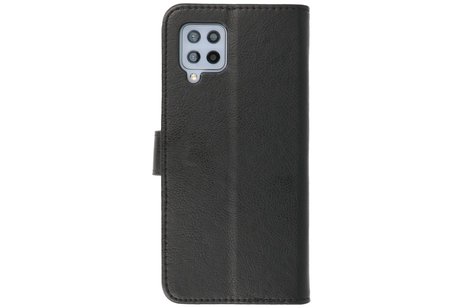 BAOHU Hoesje Geschikt voor Samsung Galaxy A42 5G - Kaarthouder Book Case Telefoonhoesje - Zwart