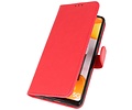 BAOHU Hoesje Geschikt voor Samsung Galaxy A42 5G - Kaarthouder Book Case Telefoonhoesje - Rood