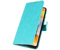 BAOHU Hoesje Geschikt voor Samsung Galaxy A42 5G - Kaarthouder Book Case Telefoonhoesje - Groen