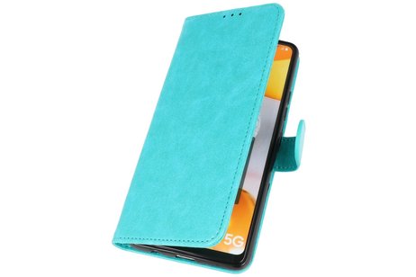 Samsung Galaxy A42 5G Hoesje Kaarthouder Book Case Telefoonhoesje Groen