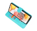 BAOHU Hoesje Geschikt voor Samsung Galaxy A42 5G - Kaarthouder Book Case Telefoonhoesje - Groen
