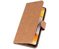 BAOHU Hoesje Geschikt voor Samsung Galaxy A42 5G - Kaarthouder Book Case Telefoonhoesje - Bruin