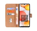 Samsung Galaxy A42 5G Hoesje Kaarthouder Book Case Telefoonhoesje Bruin