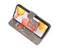 Samsung Galaxy A42 5G Hoesje Kaarthouder Book Case Telefoonhoesje Grijs