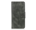Zakelijke Book Case Telefoonhoesje - Portemonnee Hoesje - Pasjeshouder Wallet Case - Geschikt voor Samsung Galaxy S21 - Donker Groen