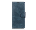Zakelijke Book Case Telefoonhoesje - Portemonnee Hoesje - Pasjeshouder Wallet Case - Geschikt voor Samsung Galaxy A32 5G - Blauw