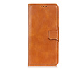 Zakelijke Book Case Telefoonhoesje - Portemonnee Hoesje - Pasjeshouder Wallet Case - Geschikt voor Samsung Galaxy A72 5G - Bruin