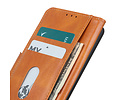 BAOHU Zakelijke Book Case Telefoonhoesje - Portemonnee Hoesje - Pasjeshouder Wallet Case - Geschikt voor Nokia 2.4 - Bruin