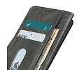 Zakelijke Book Case Telefoonhoesje - Portemonnee Hoesje - Pasjeshouder Wallet Case - Geschikt voor Nokia 2.4 - Donker Groen