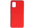 Hoesje Geschikt voor de Samsung Galaxy A51 5G - Fashion Color Backcover Telefoonhoesje - Rood