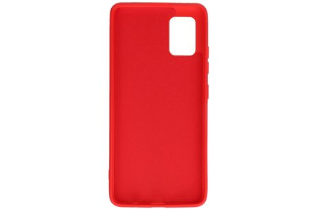 Hoesje Geschikt voor de Samsung Galaxy A51 5G - Fashion Color Backcover Telefoonhoesje - Rood