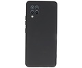 BAOHU Hoesje Geschikt voor de Samsung Galaxy A42 5G - Fashion Color Backcover Telefoonhoesje - Zwart