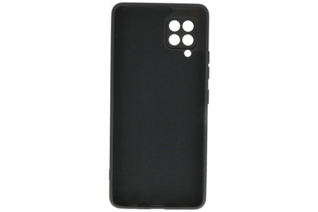BAOHU Hoesje Geschikt voor de Samsung Galaxy A42 5G - Fashion Color Backcover Telefoonhoesje - Zwart