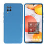 BAOHU Samsung Galaxy A42 5G Hoesje Fashion Backcover Telefoonhoesje Navy