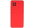 BAOHU Hoesje Geschikt voor de Samsung Galaxy A42 5G - Fashion Color Backcover Telefoonhoesje - Rood