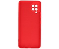 BAOHU Hoesje Geschikt voor de Samsung Galaxy A42 5G - Fashion Color Backcover Telefoonhoesje - Rood