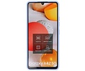 BAOHU Hoesje Geschikt voor de Samsung Galaxy A42 5G - Fashion Color Backcover Telefoonhoesje - Paars