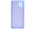 BAOHU Hoesje Geschikt voor de Samsung Galaxy A42 5G - Fashion Color Backcover Telefoonhoesje - Paars