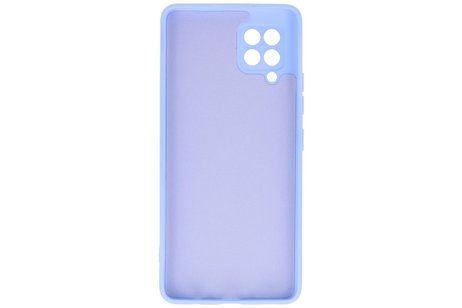 BAOHU Hoesje Geschikt voor de Samsung Galaxy A42 5G - Fashion Color Backcover Telefoonhoesje - Paars