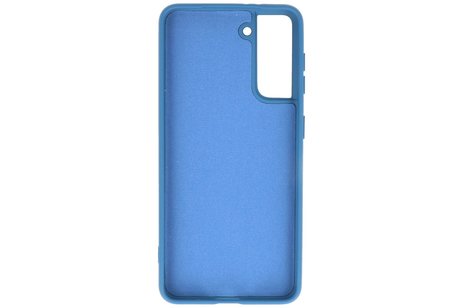 Samsung Galaxy S21 Hoesje Fashion Backcover Telefoonhoesje Navy