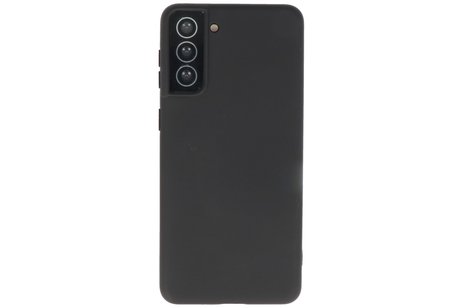 BAOHU Hoesje Geschikt voor de Samsung Galaxy S21 Plus - Fashion Color Backcover Telefoonhoesje - Zwart